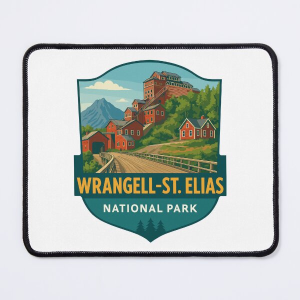 Item preview, Wrangell–St. Elias Alaska Mountain Sticker designed and sold by Ismeal Von.