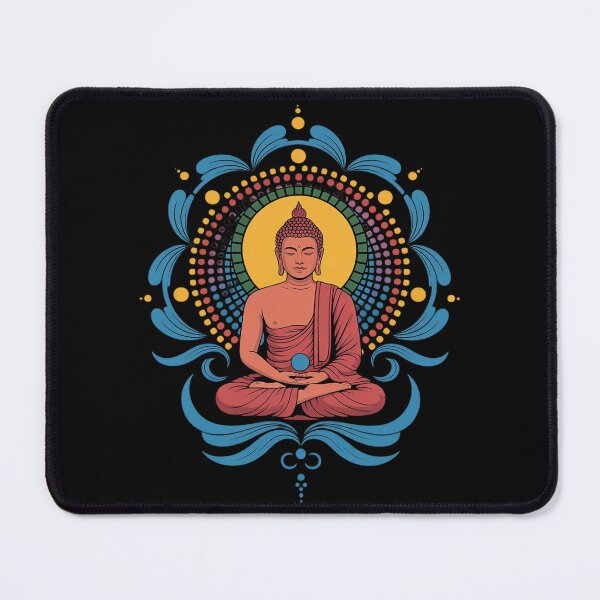 Item preview, Colorful Lotus Flower Buddha Mandala Yoga designed and sold by JaskconLIfe23.