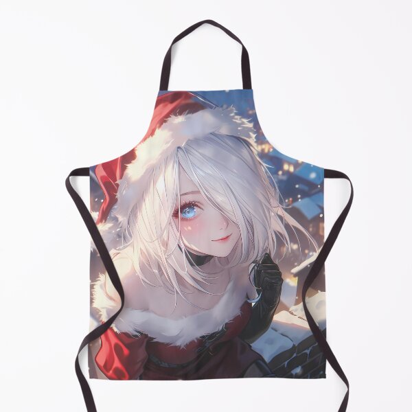 Item preview, A2 Christmas Santa Claus NieR Automata Game Girl Winter Snow Night Town designed and sold by TorbenKuhano.
