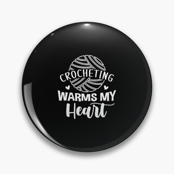 Item preview, Crocheting Warms My Heart Cute Yarn Graphic Funny Crochet designed and sold by ElizabethVivan.