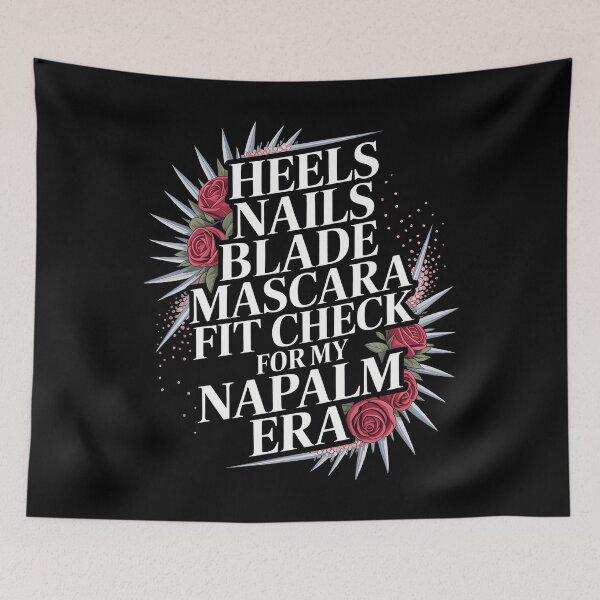 Item preview, Retro Napalm Era Fit Check Heels Nails Blade Mascara Makeup designed and sold by ChantelNicole.