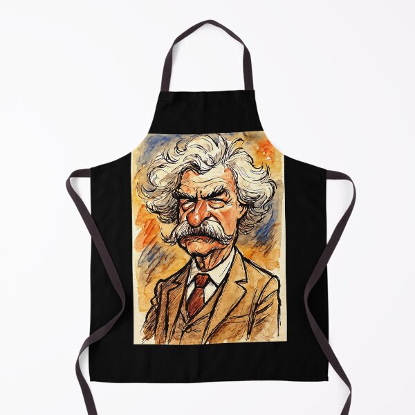 Item preview, Mark Twain Caricature designed and sold by Sarcastic designs.