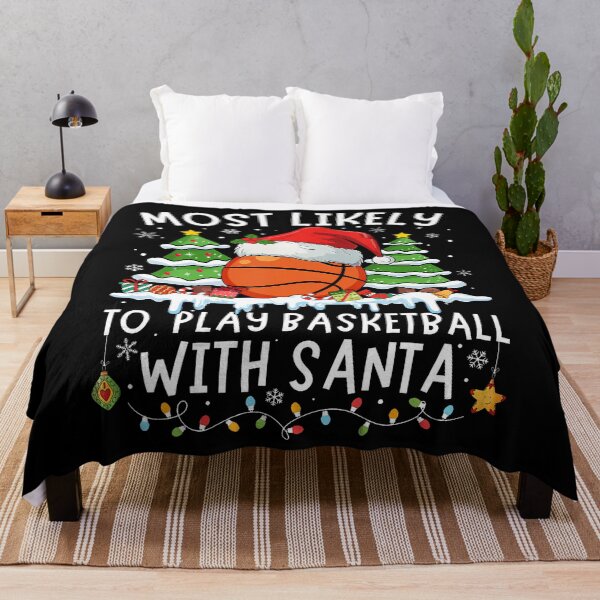 Item preview, Most Likely To Play Basketball With Santa Matching Christmas designed and sold by ChantelNicole.