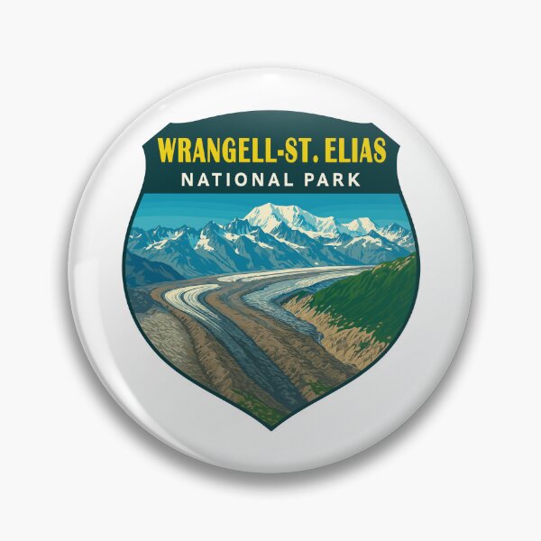 Item preview, Wrangell–St. Elias Alaska Mountain Sticker designed and sold by Ismeal Von.