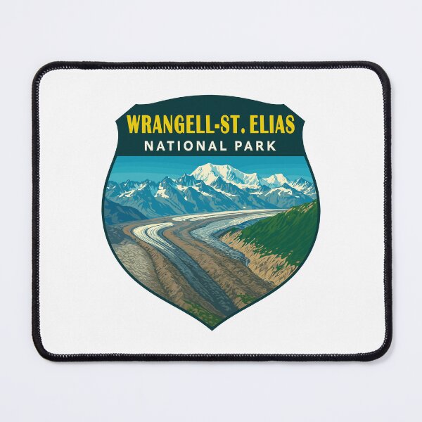 Item preview, Wrangell–St. Elias Alaska Mountain Sticker designed and sold by Ismeal Von.