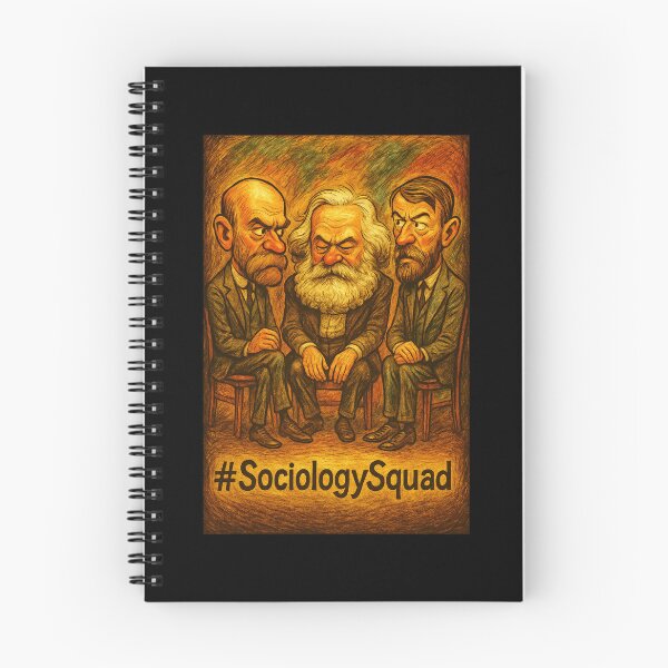 Item preview, Marx, Weber & Durkheim Caricature designed and sold by Sarcastic designs.
