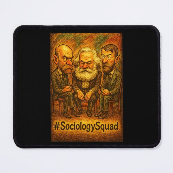 Item preview, Marx, Weber & Durkheim Caricature designed and sold by Sarcastic designs.