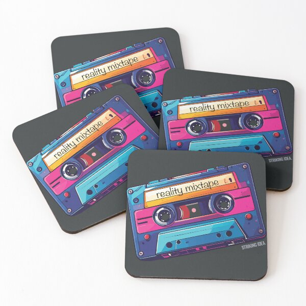 Item preview, Reality Mixtape Retro Cassette Graphic, Vintage 80s/90s Digital Artwork designed and sold by StrikingIdea.