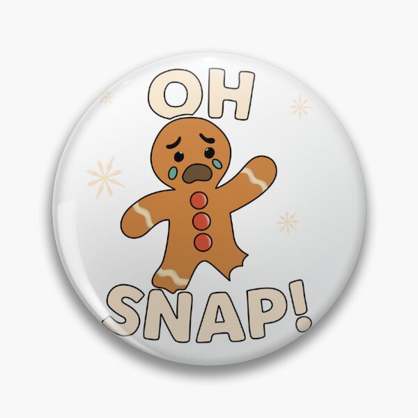 Item preview, Oh Snap Gingerbread Man designed and sold by Infinite Sketch Co. .