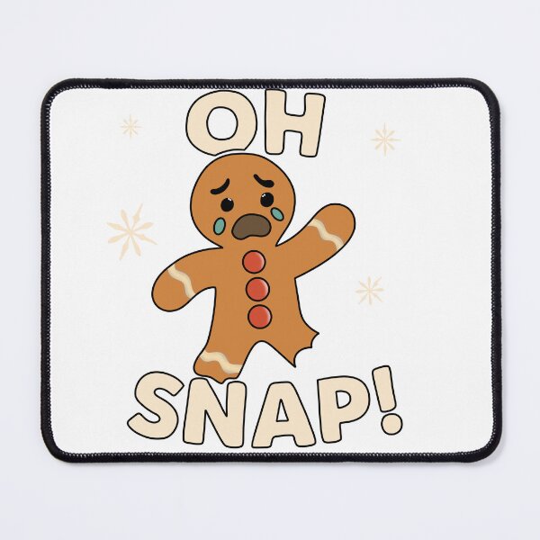 Item preview, Oh Snap Gingerbread Man designed and sold by Infinite Sketch Co. .