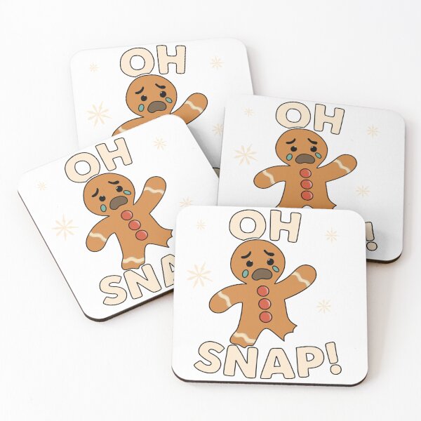 Item preview, Oh Snap Gingerbread Man designed and sold by Infinite Sketch Co. .
