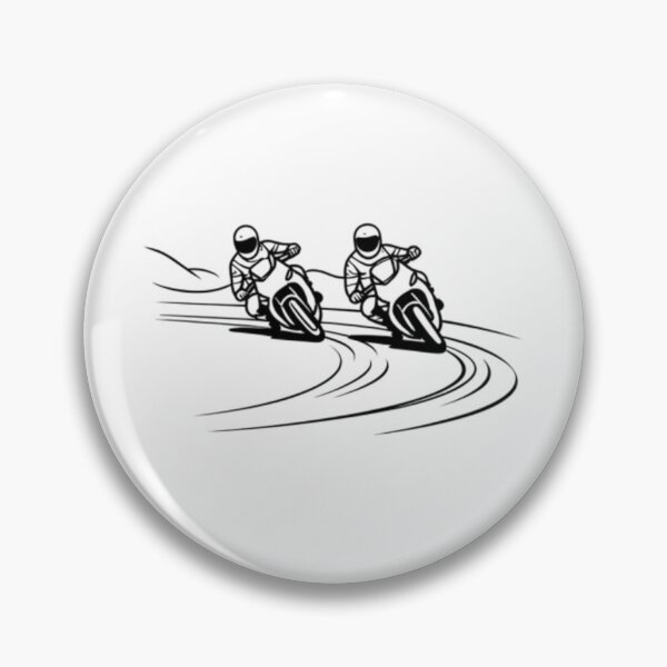 Item preview, Two motorbike riders turning in a race curve_8 designed and sold by Aariq.