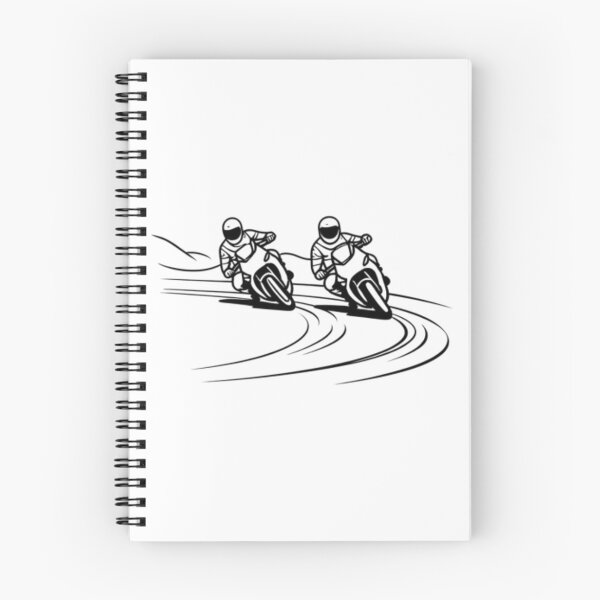 Item preview, Two motorbike riders turning in a race curve_8 designed and sold by Aariq.