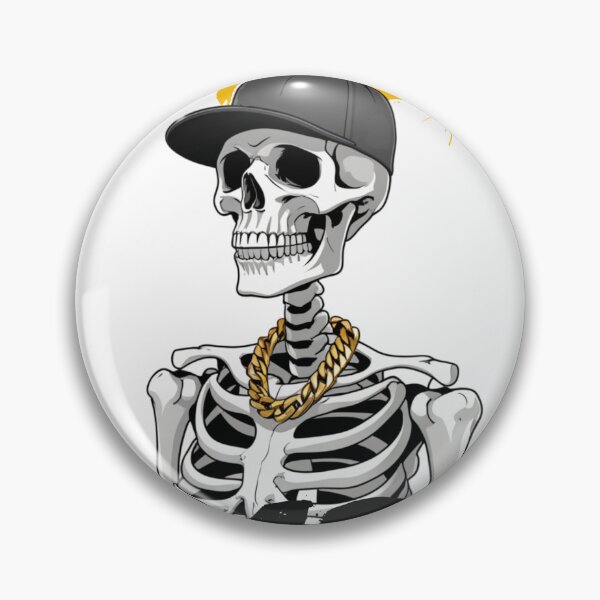Item preview, Chill Babe Skeleton Streetwear Cartoon Sticker designed and sold by Primezen.
