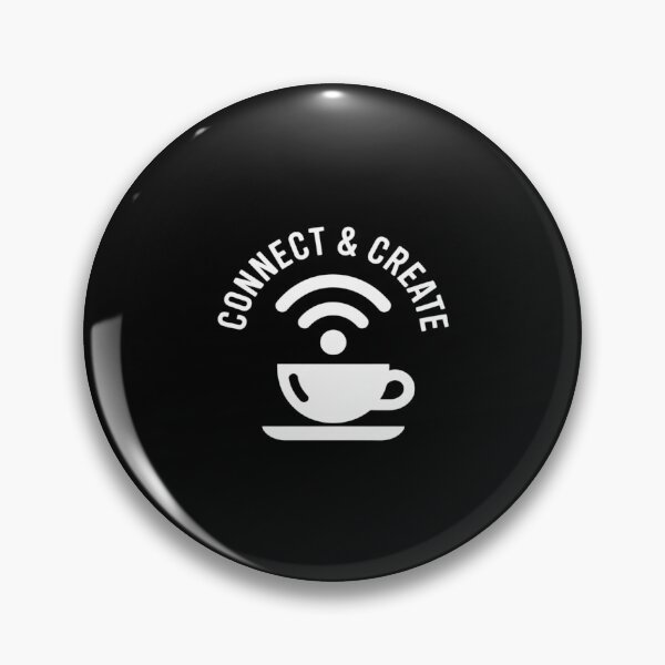 Item preview, Connect and Create Coffee with WiFi Symbol and Cup designed and sold by JaskconLIfe23.