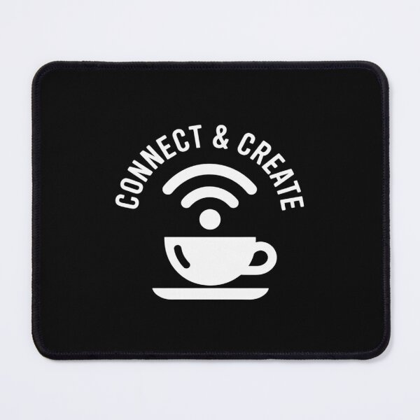 Item preview, Connect and Create Coffee with WiFi Symbol and Cup designed and sold by JaskconLIfe23.