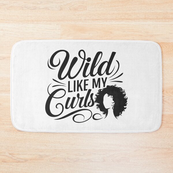 Item preview, Wild Like My Curls – Curly Hair Empowerment Quote Design designed and sold by TshirtMyMom.