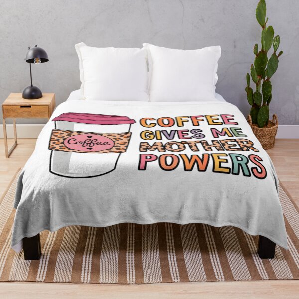 Item preview, Coffee Gives Me Mother Powers – Funny Mom Coffee Quote Design designed and sold by Lulunza.