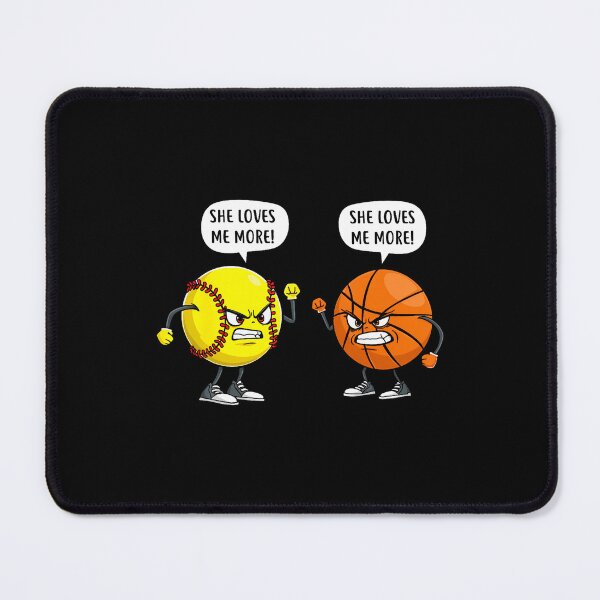Item preview, Softball Basketball She Loves Me More Women designed and sold by ChantelNicole.