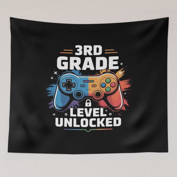 Item preview, Controller 3rd Grade Level Unlocked Back to School designed and sold by JaskconLIfe23.