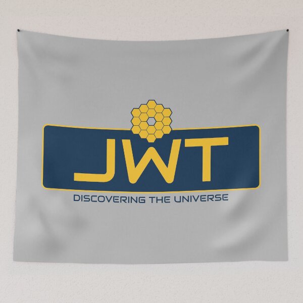 Item preview, JWT Discovering the Universe Space Telescope Logo designed and sold by KiwiRider.
