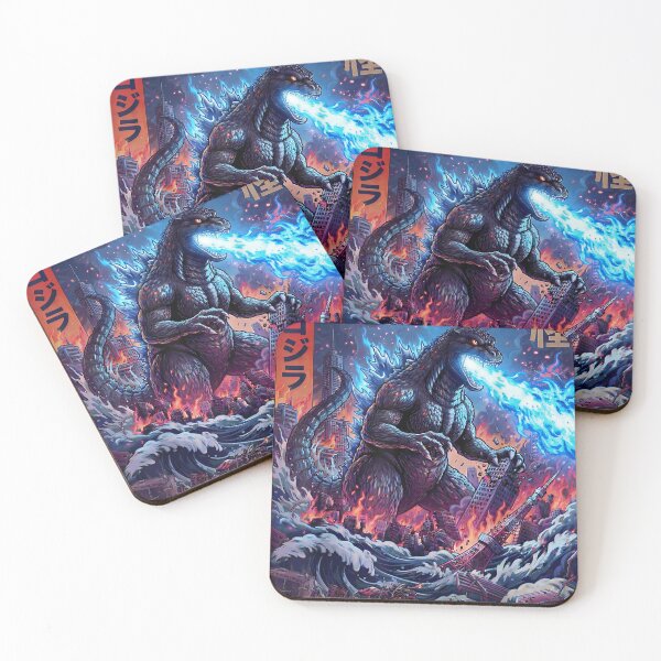 Item preview, Kaiju Battle - Van Gogh Style designed and sold by Sation8547.
