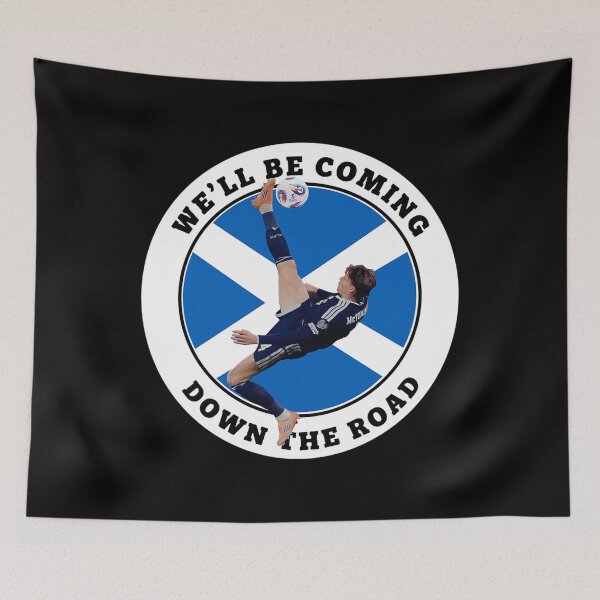 Item preview, Scotland We'Ll Be Coming Down The Road Scottish Fan designed and sold by WagneryhShopus.