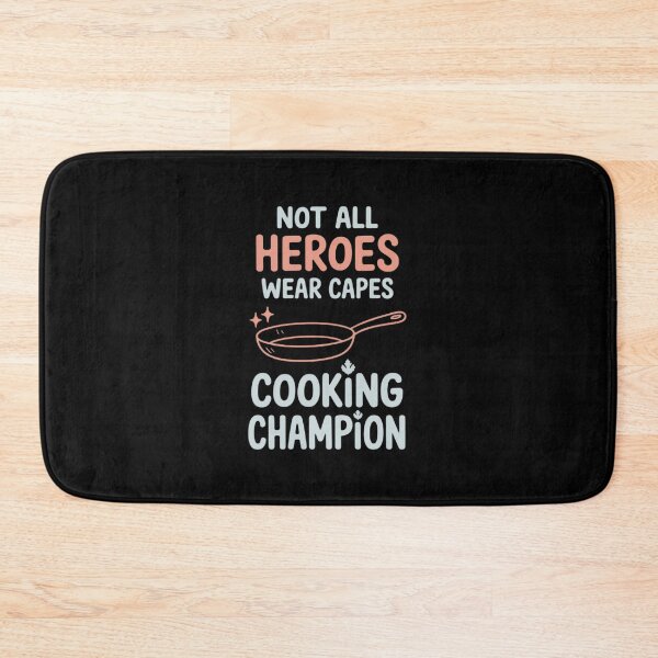 Item preview, Cooking Champion Kitchen Hero Coral Mint White Graphic designed and sold by JaskconLIfe23.