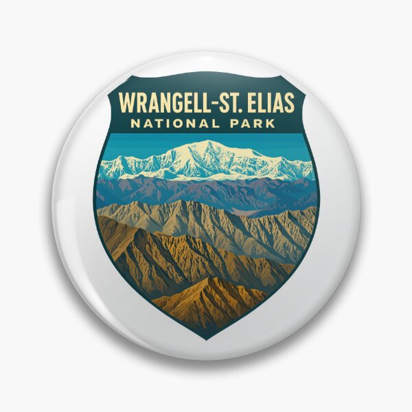 Item preview, Wrangell–St. Elias Alaska Mountain Sticker designed and sold by Ismeal Von.