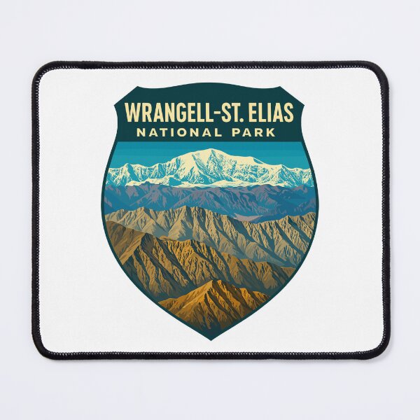 Item preview, Wrangell–St. Elias Alaska Mountain Sticker designed and sold by Ismeal Von.