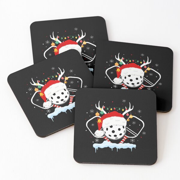 Item preview, Pickleball Reindeer Santa Hat Christmas Lights Sport Lovers designed and sold by DorisElaine.