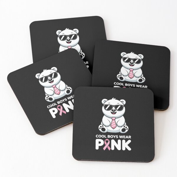 Item preview, Cool Boys Wear Pink Bear Breast Cancer designed and sold by JaskconLIfe23.