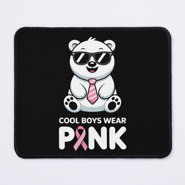 Item preview, Cool Boys Wear Pink Bear Breast Cancer designed and sold by JaskconLIfe23.