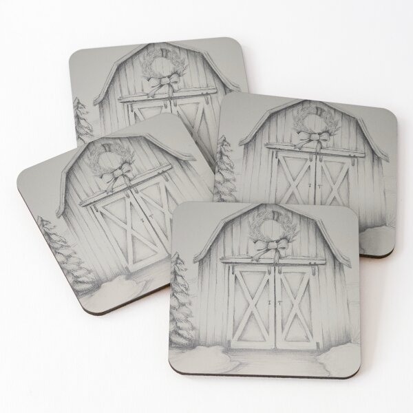 Item preview, Rustic Winter Barn designed and sold by Tamrasart.