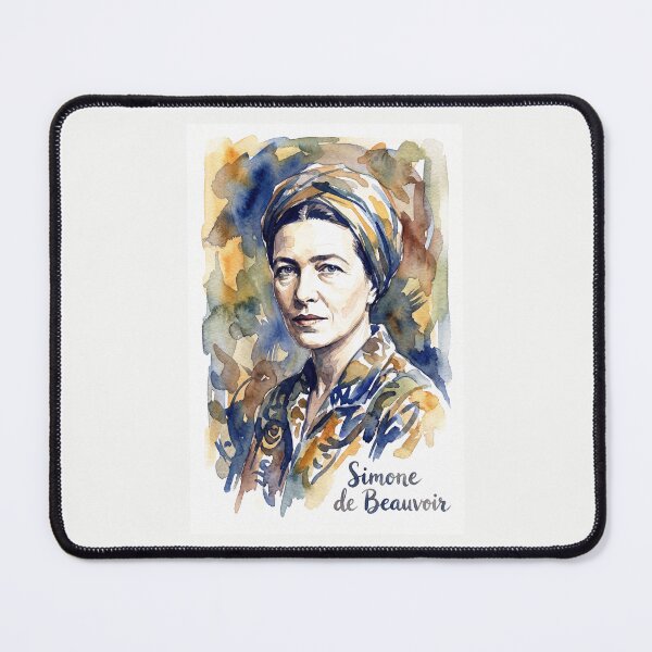 Item preview, Simone de Beauvoir designed and sold by Sarcastic designs.