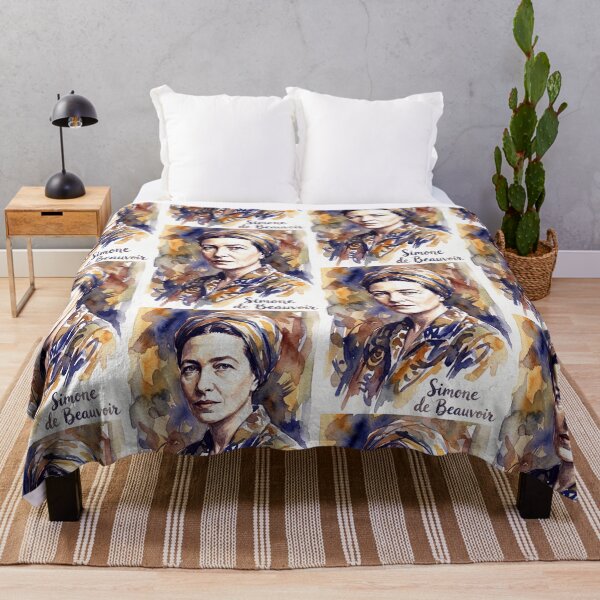 Item preview, Simone de Beauvoir designed and sold by Sarcastic designs.