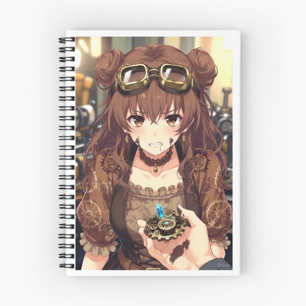 Item preview, Steampunk Gear Engineer | Goggles and Crystal Anime designed and sold by iloveanimechibi.