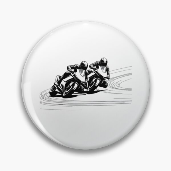 Item preview, Two motorbike riders turning in a race curve_9 designed and sold by Aariq.