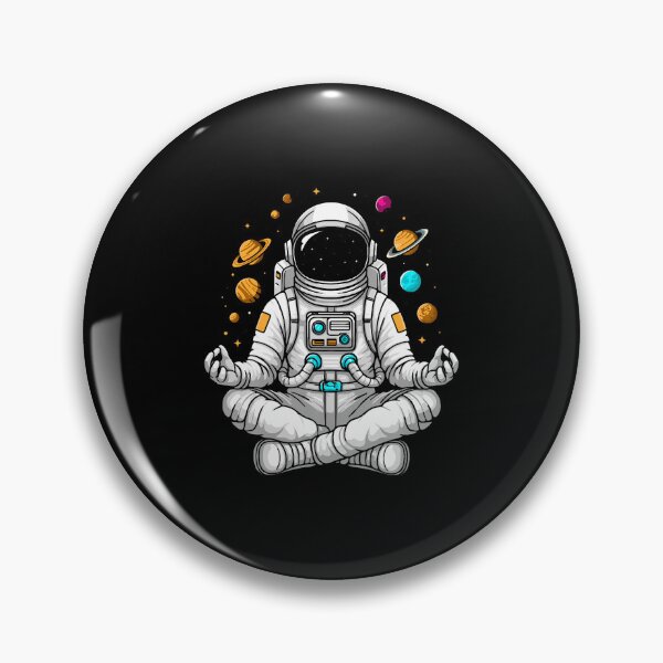 Item preview, Astronaut Do Yoga Pose On Space Meditation Astronaut Planets designed and sold by JanisPenelope.