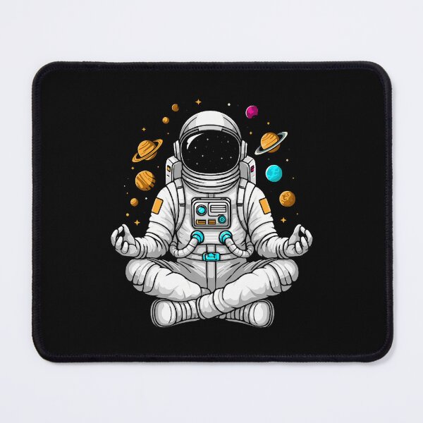 Item preview, Astronaut Do Yoga Pose On Space Meditation Astronaut Planets designed and sold by JanisPenelope.