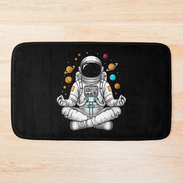 Item preview, Astronaut Do Yoga Pose On Space Meditation Astronaut Planets designed and sold by JanisPenelope.