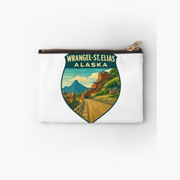 Item preview, Wrangell–St. Elias Alaska Mountain Sticker designed and sold by Ismeal Von.
