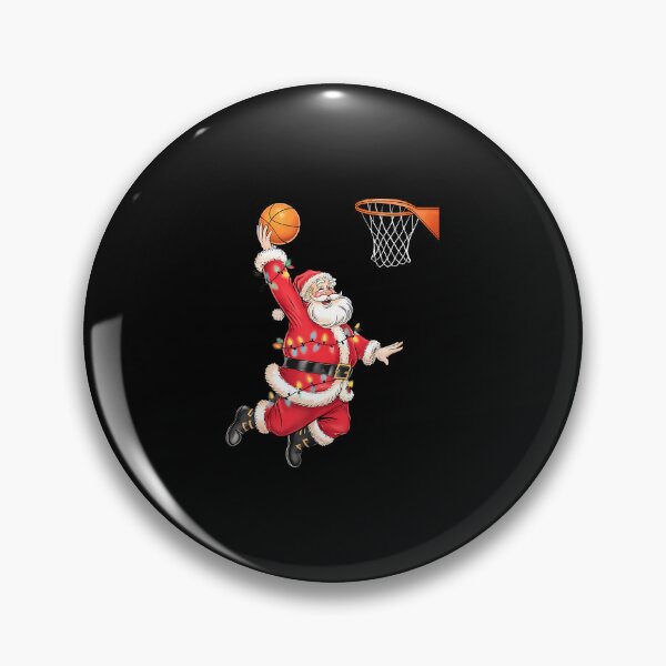 Item preview, Funny Santa Claus Playing Basketball Merry Christmas Boys designed and sold by ElizabethVivan.