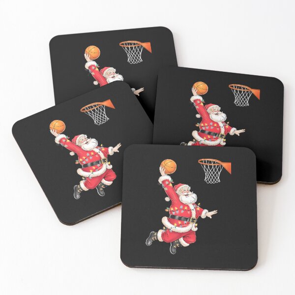 Item preview, Funny Santa Claus Playing Basketball Merry Christmas Boys designed and sold by ElizabethVivan.