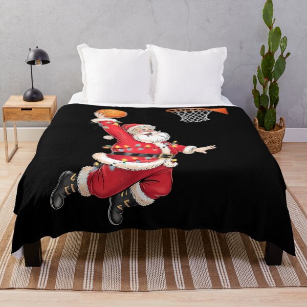 Item preview, Funny Santa Claus Playing Basketball Merry Christmas Boys designed and sold by ElizabethVivan.