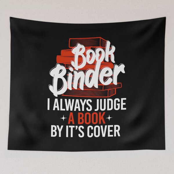 Item preview, Funny Book Binder Judge Book By Cover  Reading Lovers designed and sold by FloraVenita.