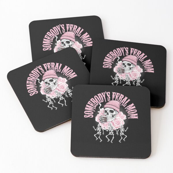 Item preview, Somebody's Feral Mom Birthday skeleton flower Mother's day designed and sold by DentistLegal.