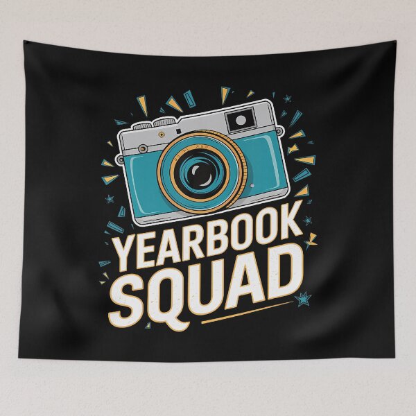 Item preview, Yearbook Squad Vintage Camera Design School Memory Student designed and sold by JanisPenelope.