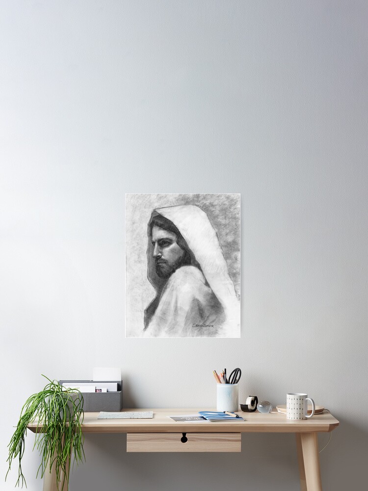 Thumbnail 2 of 3, Poster, Savior Jesus Christ designed and sold by SharonButler.