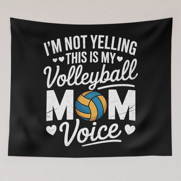 Item preview, I'm Not Yelling This Is My Volleyball Mom Voice Mother's Day designed and sold by DentistLegal.